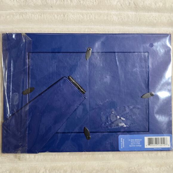 Vera Bradley Floral Photo Frame 4x6 Summer Cottage NEW - Picture 2 of 5